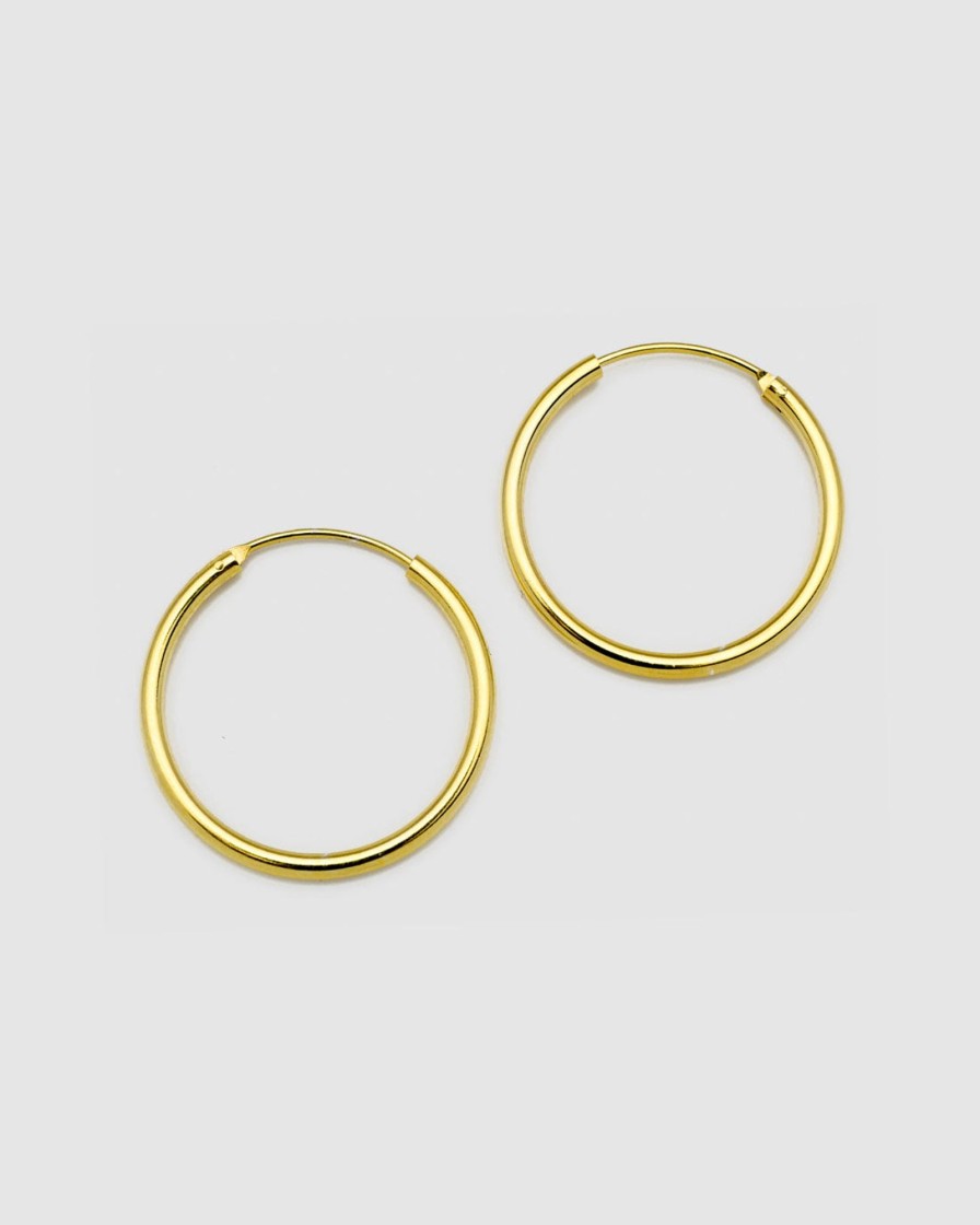 Schmuck Luna Dansk  | Basic Hoops 23 Mm Gold